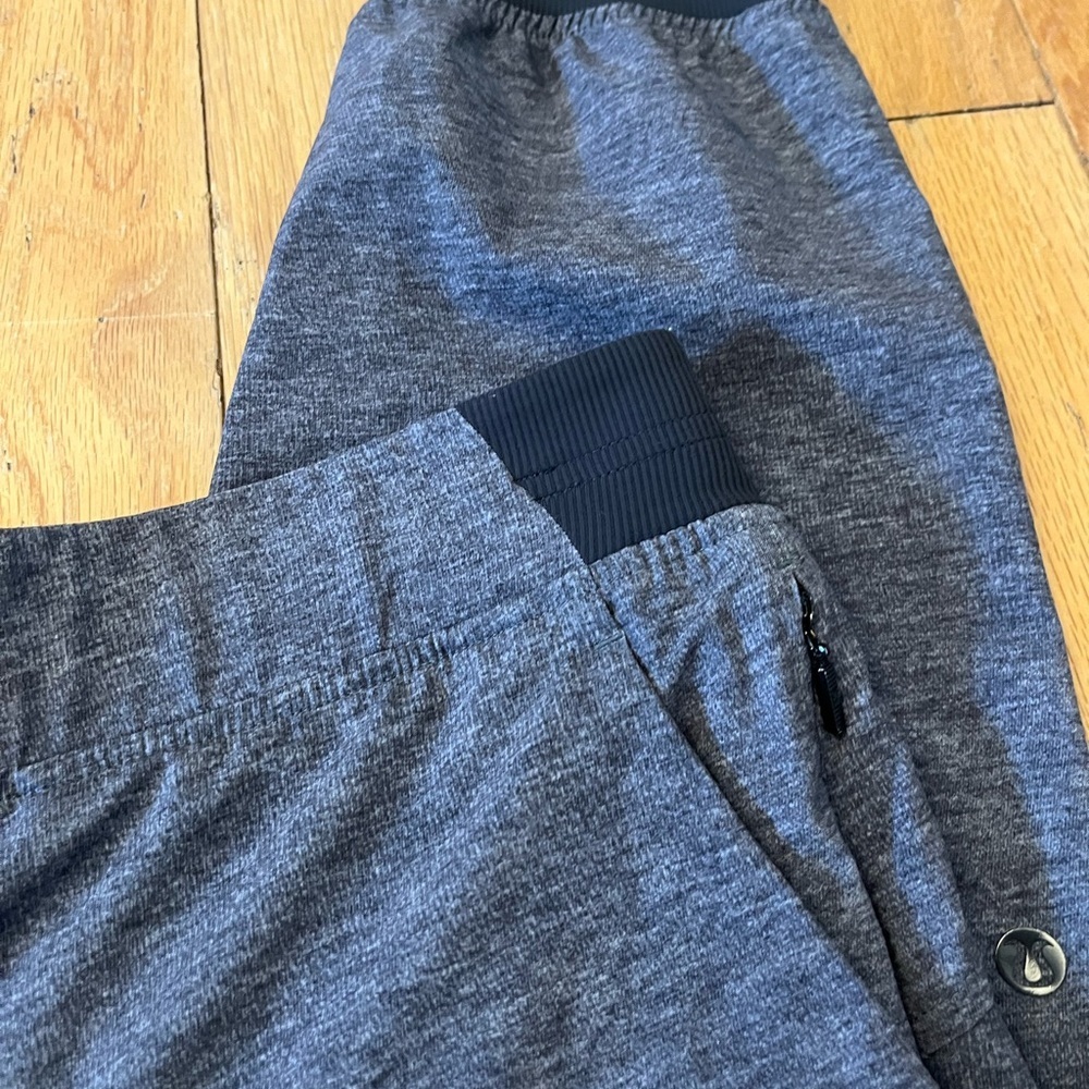 Lululemon Get Ready Jogger Swift Heathered Gray Black Print Size 8 - Picture 3 of 7